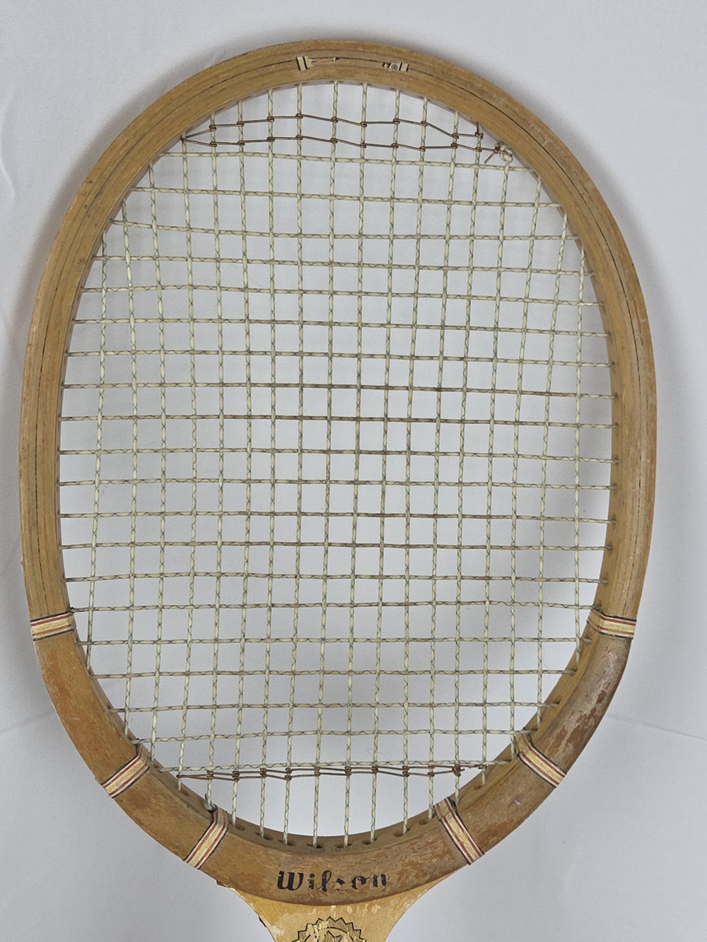 Jack Kramer Vintage Wooden Tennis Racket in Brown and Natural Wood - Picture 9 of 14
